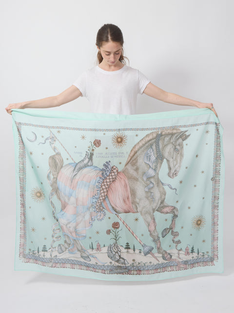 The Celestial Steed Cotton/Silk Pareo