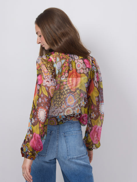 Annabel Bloom Mirage Shirt, Dark Brown