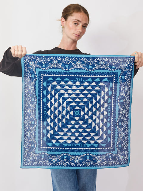 Cotton Mountains Bandana, Navy