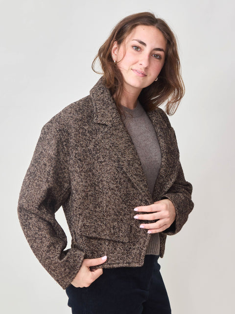 Ria Jacket, Herringbone