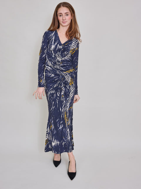 Lina Midi Skirt, Blue