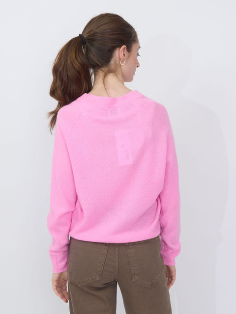 Cozy Raglan Crew, Plastic Pink