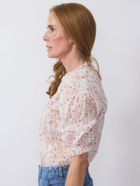 Darcy Shirt, sunset floral