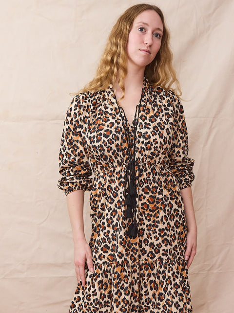 Astrid Dress, Cheetah