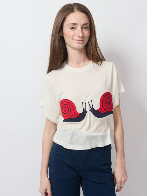 Snail Boobs Tommy tee