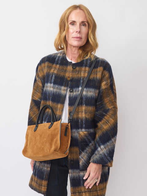 Small Daybag, Whiskey Suede