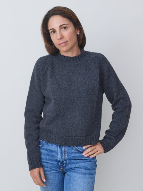 Short Pullover, charcoal