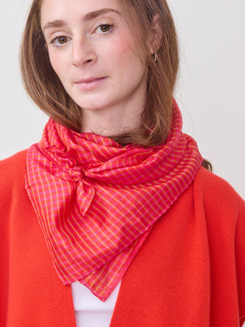 Light Silk Cowboy Scarf, Janie in Hot Tamale