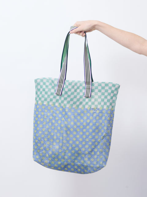 Grande Confetti Dot Tote, green