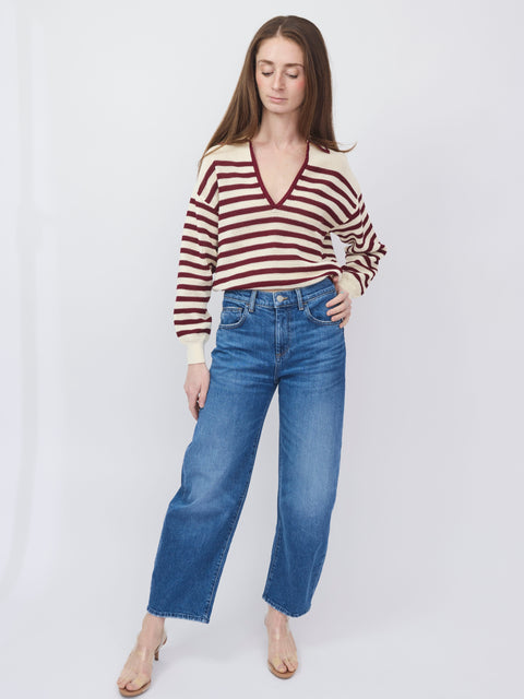 Granville, ivory/rouge