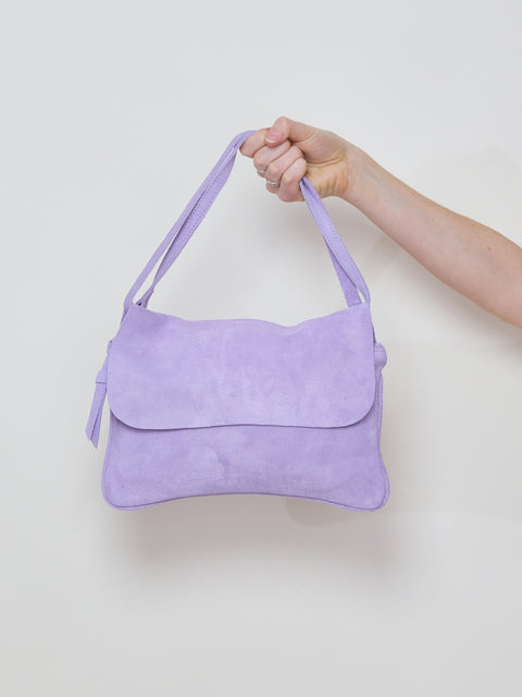 Cecilia, lavender suede