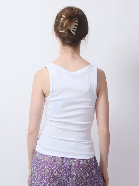 Saamanza Tank Top, white