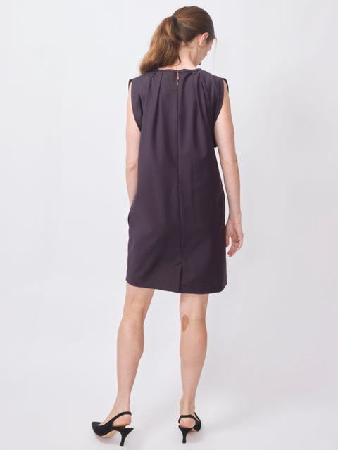 Terry Dress, Deep Violet