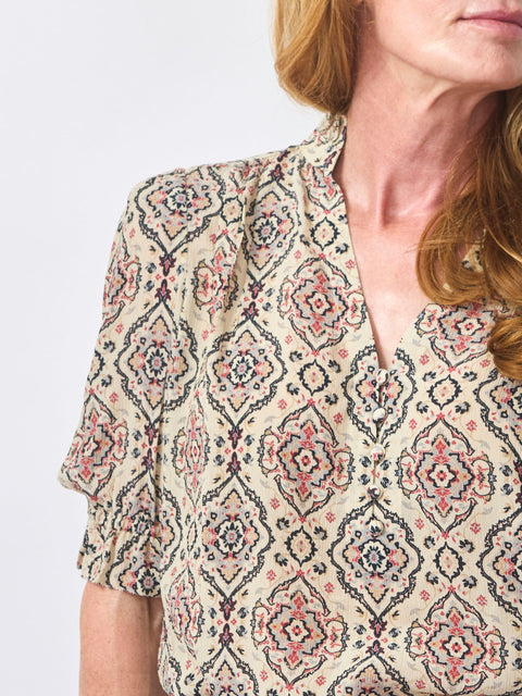 Evermore Blouse, Tagine Tile