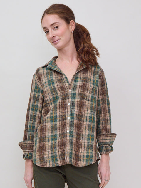 Eileen, brown/green/sand plaid