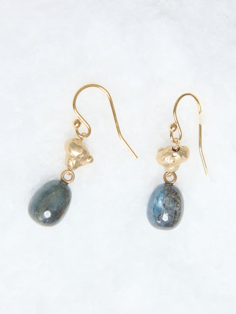 Atlantis Kyanite Bronze Earrings