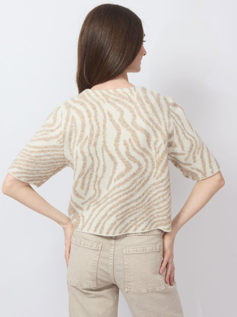 Lulu Sweater, Zebra