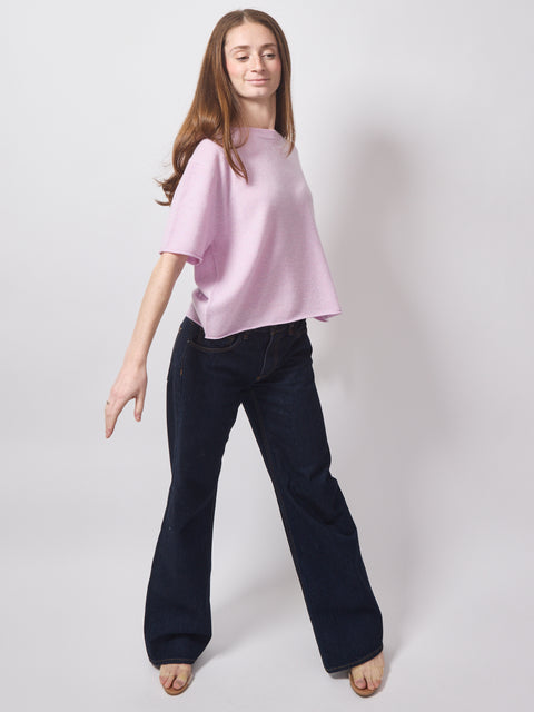 Cila T-shirt, soft dahlia