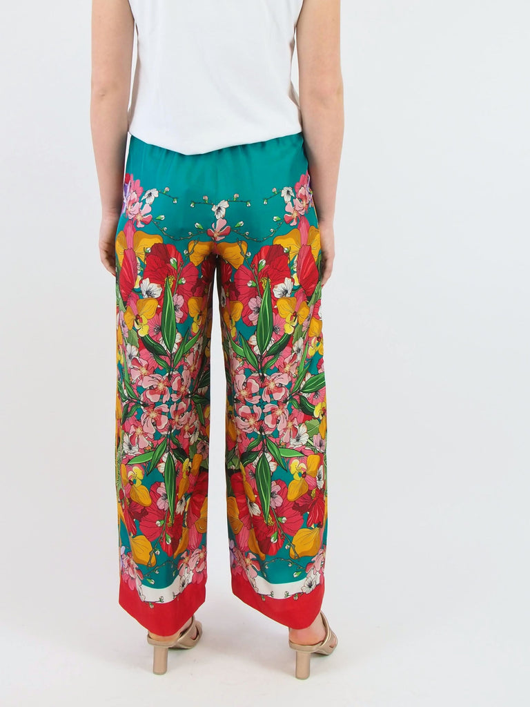 Tropical Flower Palazzo Pant