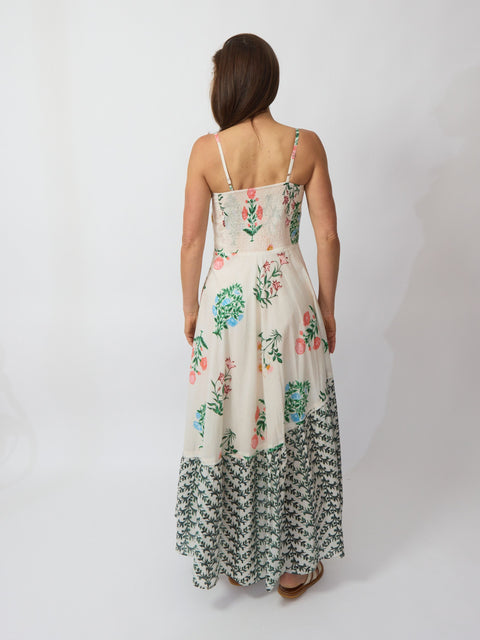 Valery Midi Dress, Ecru