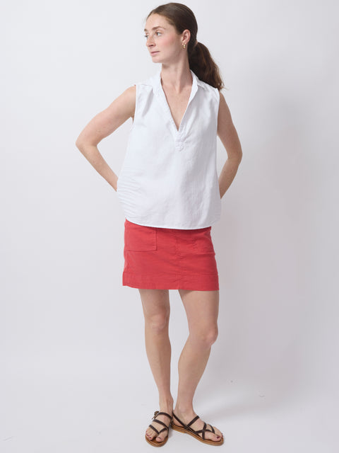 Olivia, White Tattered Denim