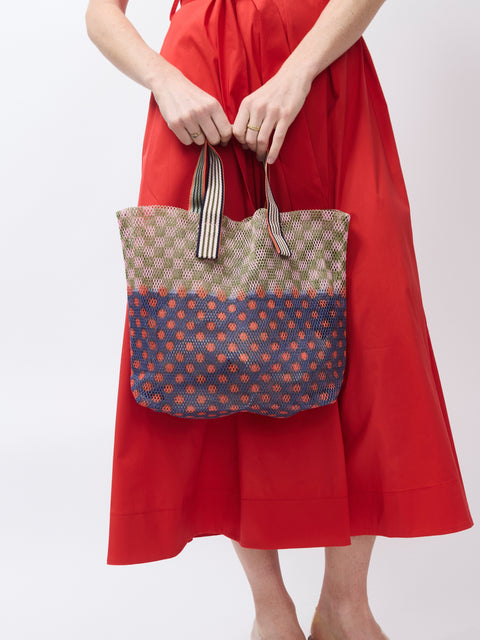 Piccolo Confetti Dot Tote, orange