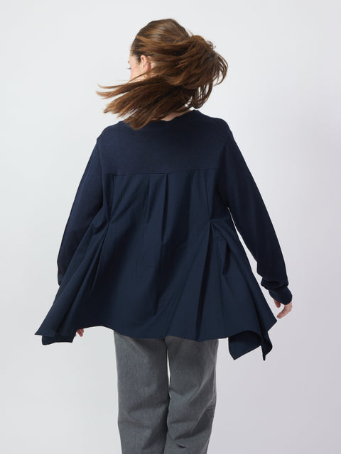 Cape Cardigan, Paris Blue