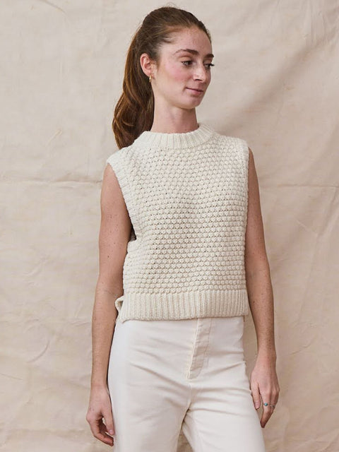 Sloane Vest, ivory