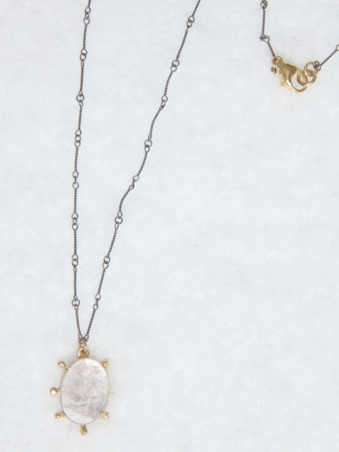 Sunburst Bronze Mica Pendant