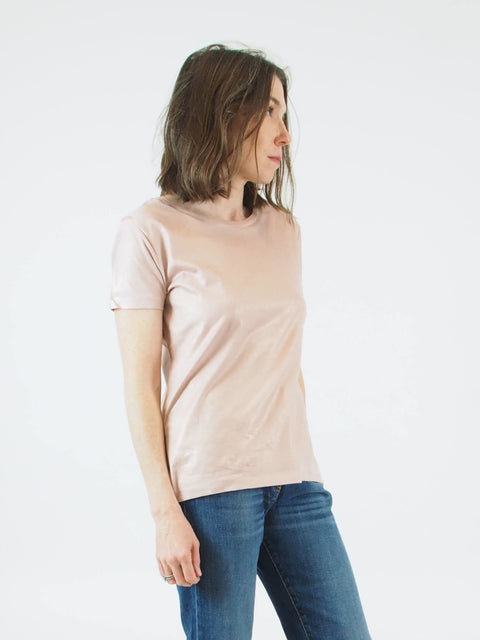 Foil Tee, rose/rose