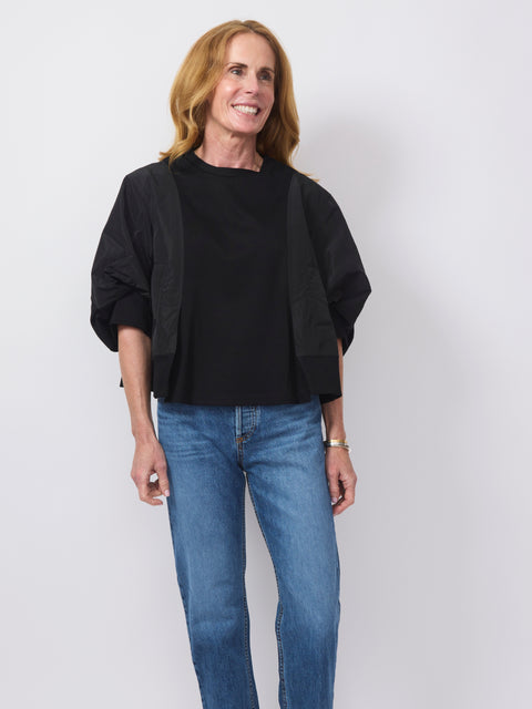 Modern Volume Top, black
