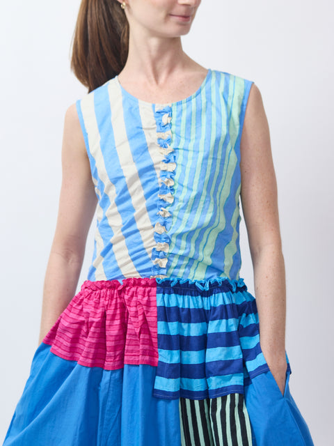 Ilana Dress, paros blue