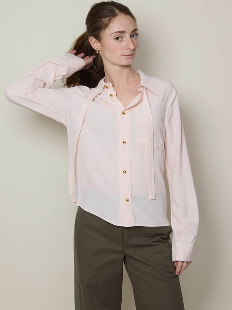 Academy Blouse, Blush