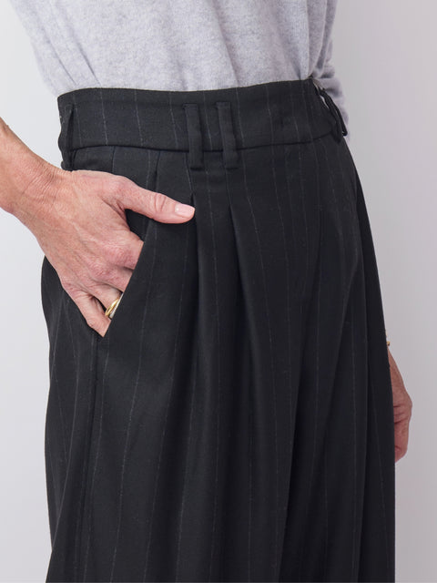 Mayla 6/8 Graphical Stripe, Black
