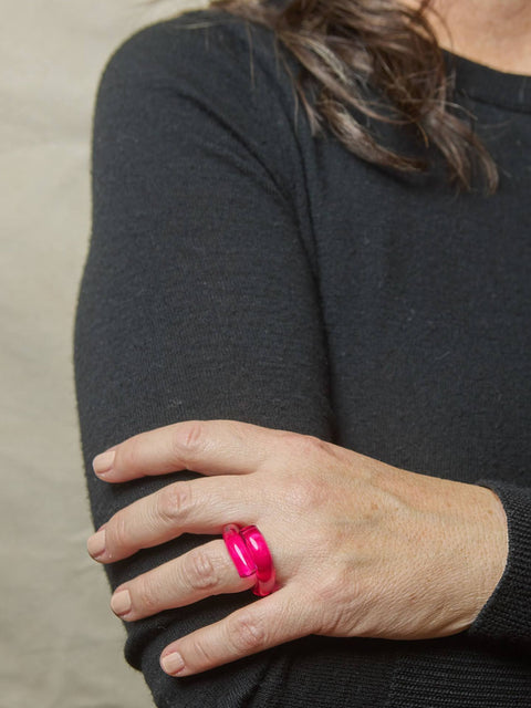 Wrap Ring, Magenta M