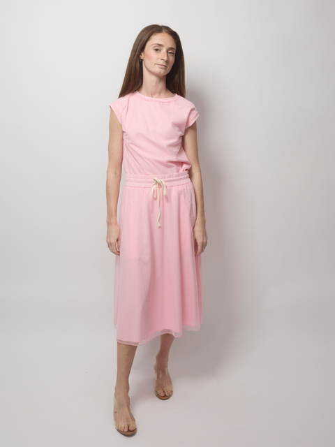 Double Layer Tulle Skirt, cotton candy