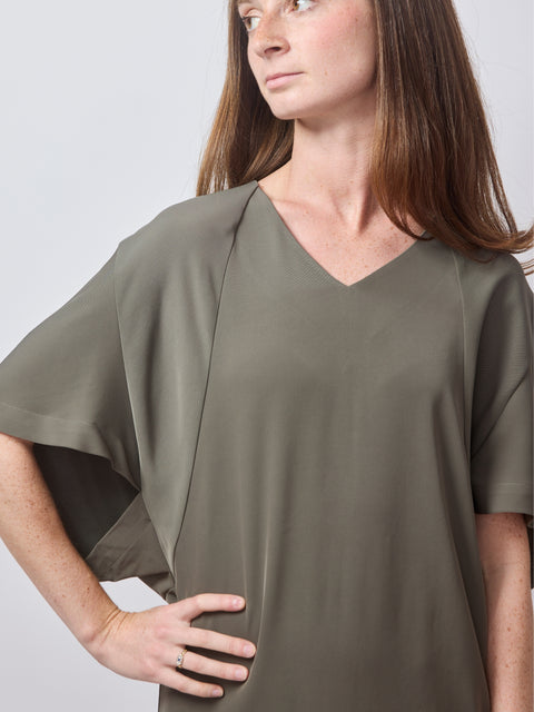 Power Minimalist Dress, Chaki