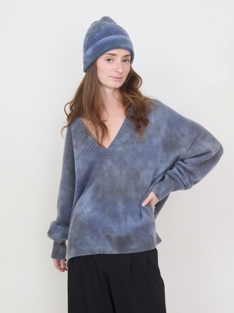 Max Rib Beanie, Blue Night