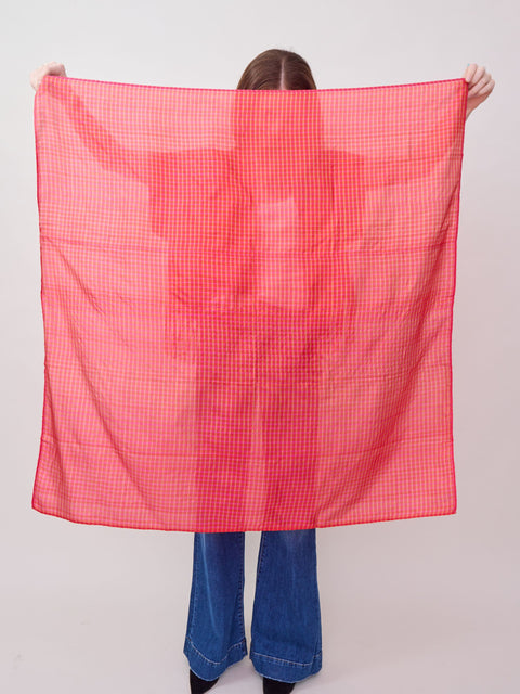 Light Silk Cowboy Scarf, Janie in Hot Tamale