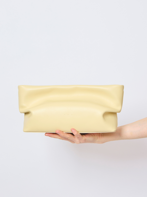 Nina Clutch, butterscotch calfskin