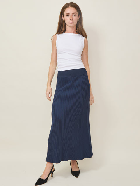 Afiya skirt, french navy
