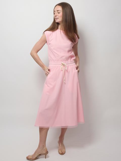 Double Layer Tulle T, cotton candy