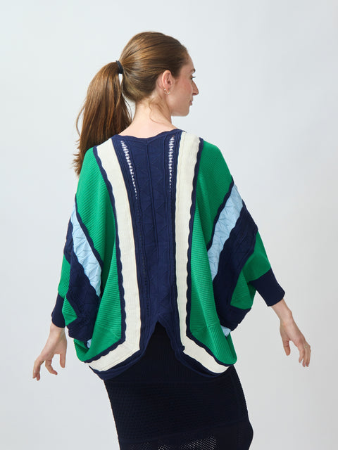 Lenox Shawl, Green Multi