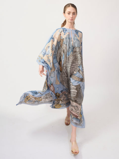 The Glass Swan Silk Kaftan