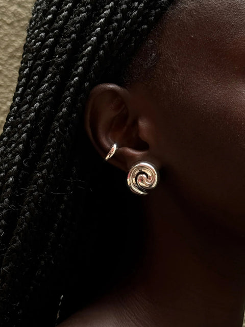 Gio Earrings, Silver