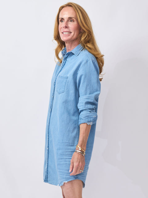 Mary, Classic Blue Tattered