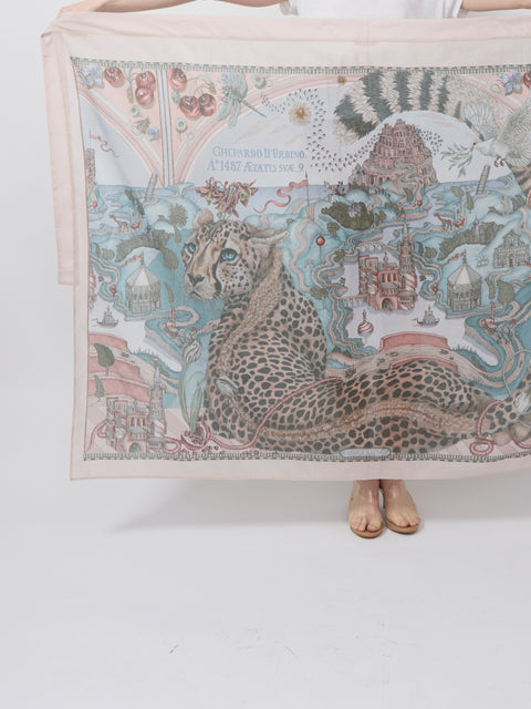 The Medici Cheetah Cotton/Silk Pareo
