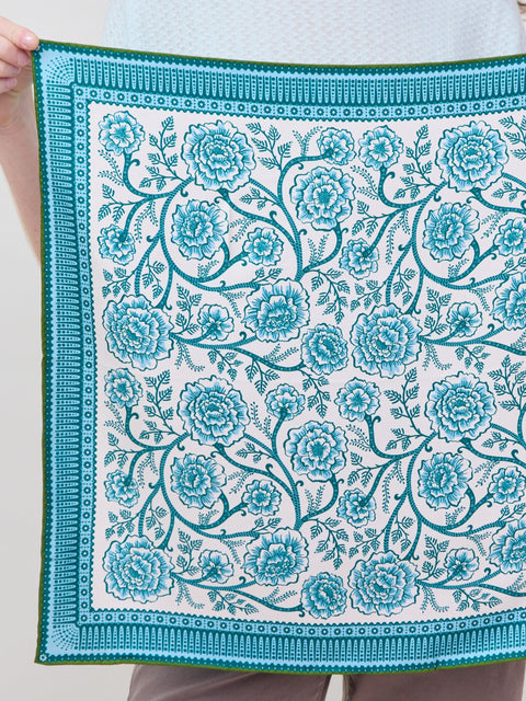 Ramble in Sage, silk bandana