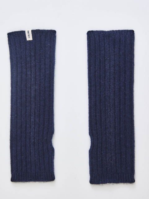 Cashmere Wrist Warmers, beluga