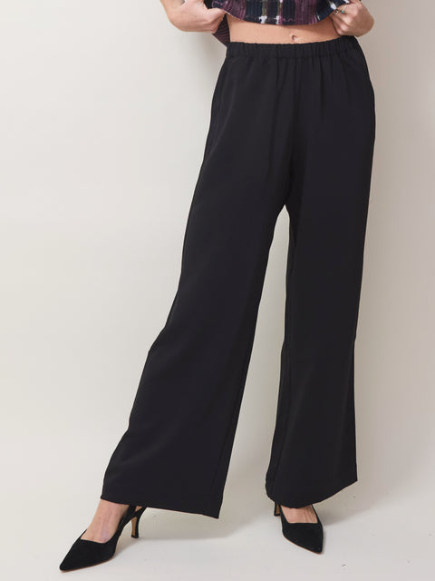 Pantaloni Palazzo, black